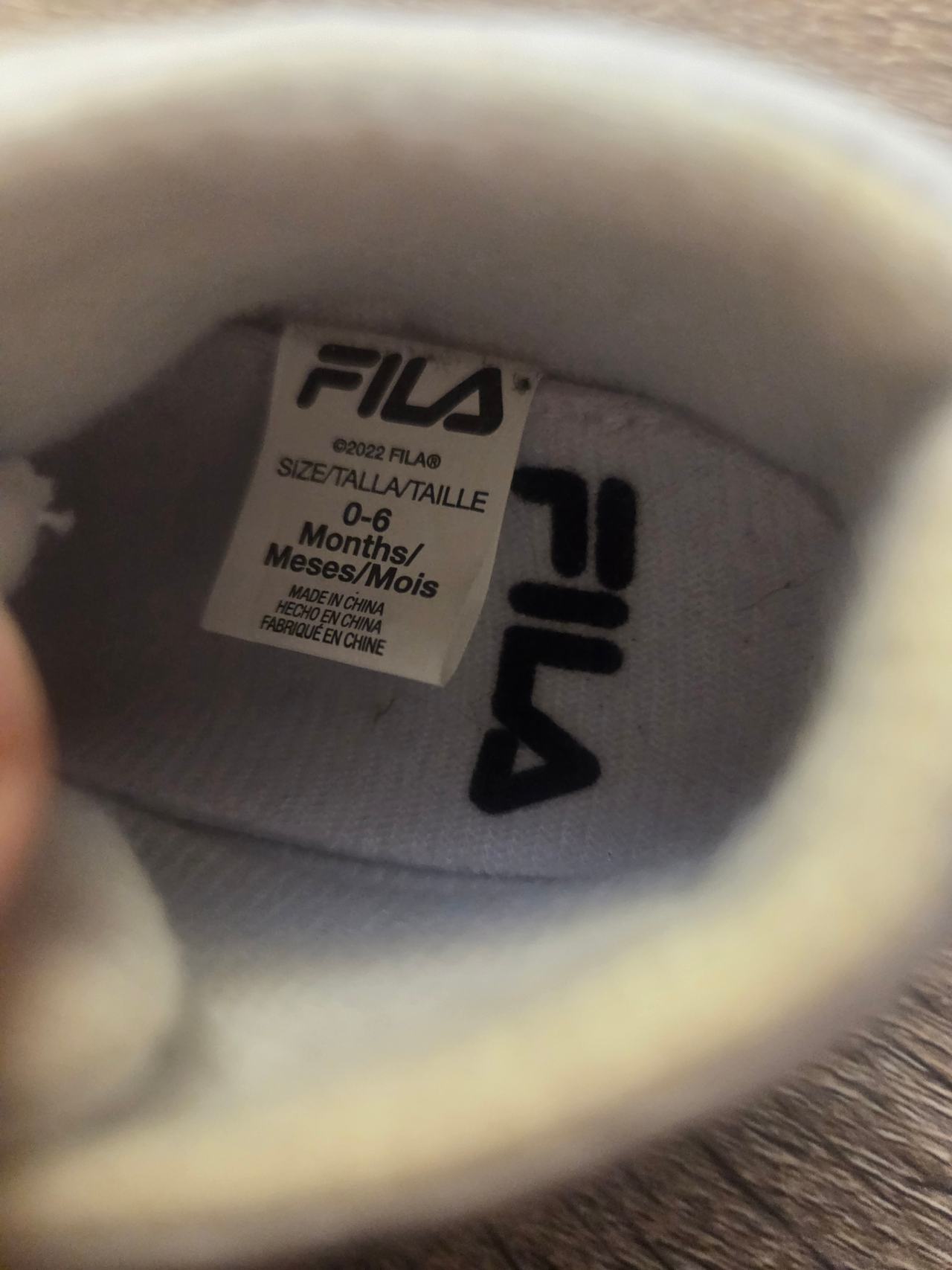 Fila Baby Soft Sole Crib Shoes