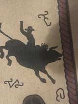 Western Cowboy Table Runner Beige - Image 3