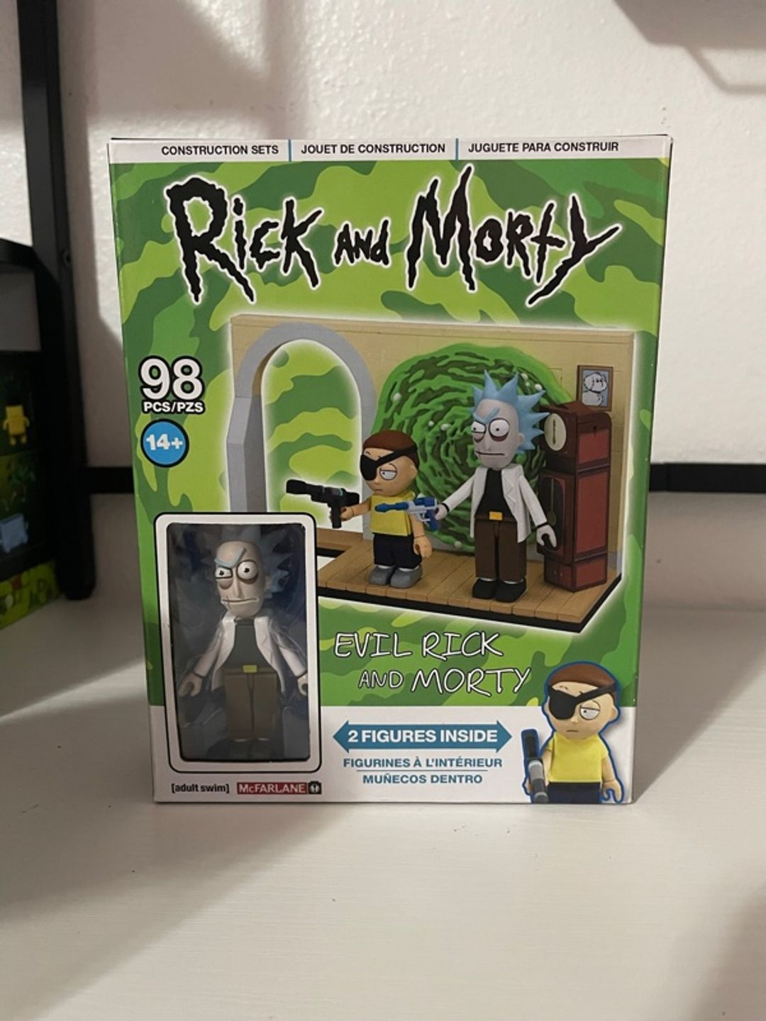 McFarlane Toys Evil Rick & Morty Construction Set 98‑Piece