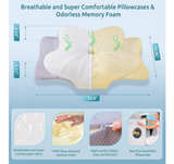 DONAMA Cervical Pillow for Neck and Shoulder Contour Memory Foam Ergonomic - Image 7