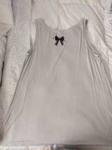 LOGO by Lori Goldstein Skull Graphic V-Neck Tank Top - Image 1