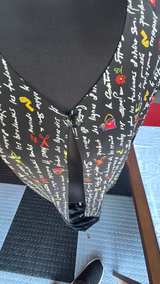 Studio G 100% Silk Graphic Print Top - Image 3