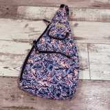 Simply Southern Sling Backpack Pink and Blue - Image 1