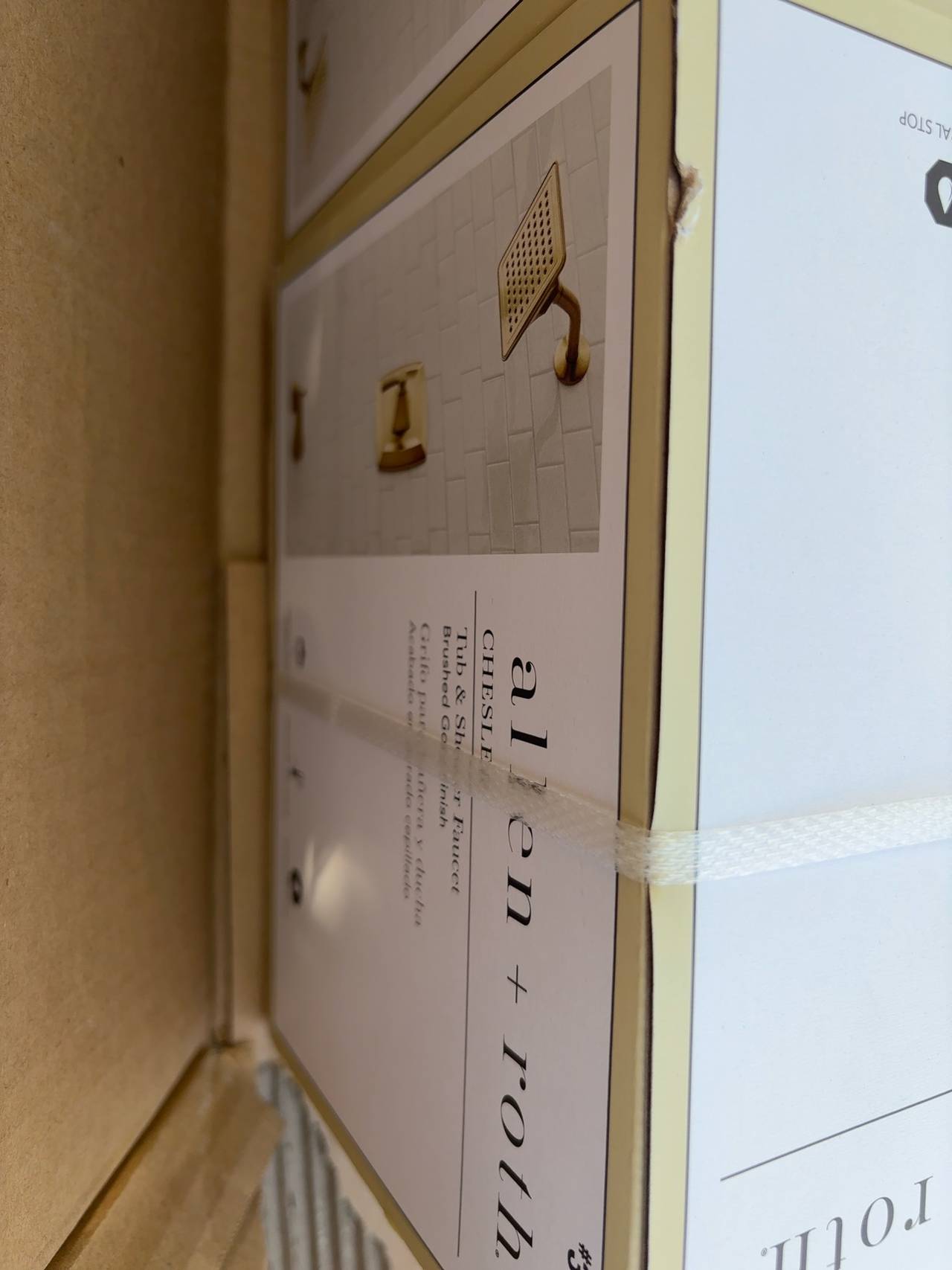 Allen + Roth Harlow Brushed Gold 5-Piece Bath Hardware Set