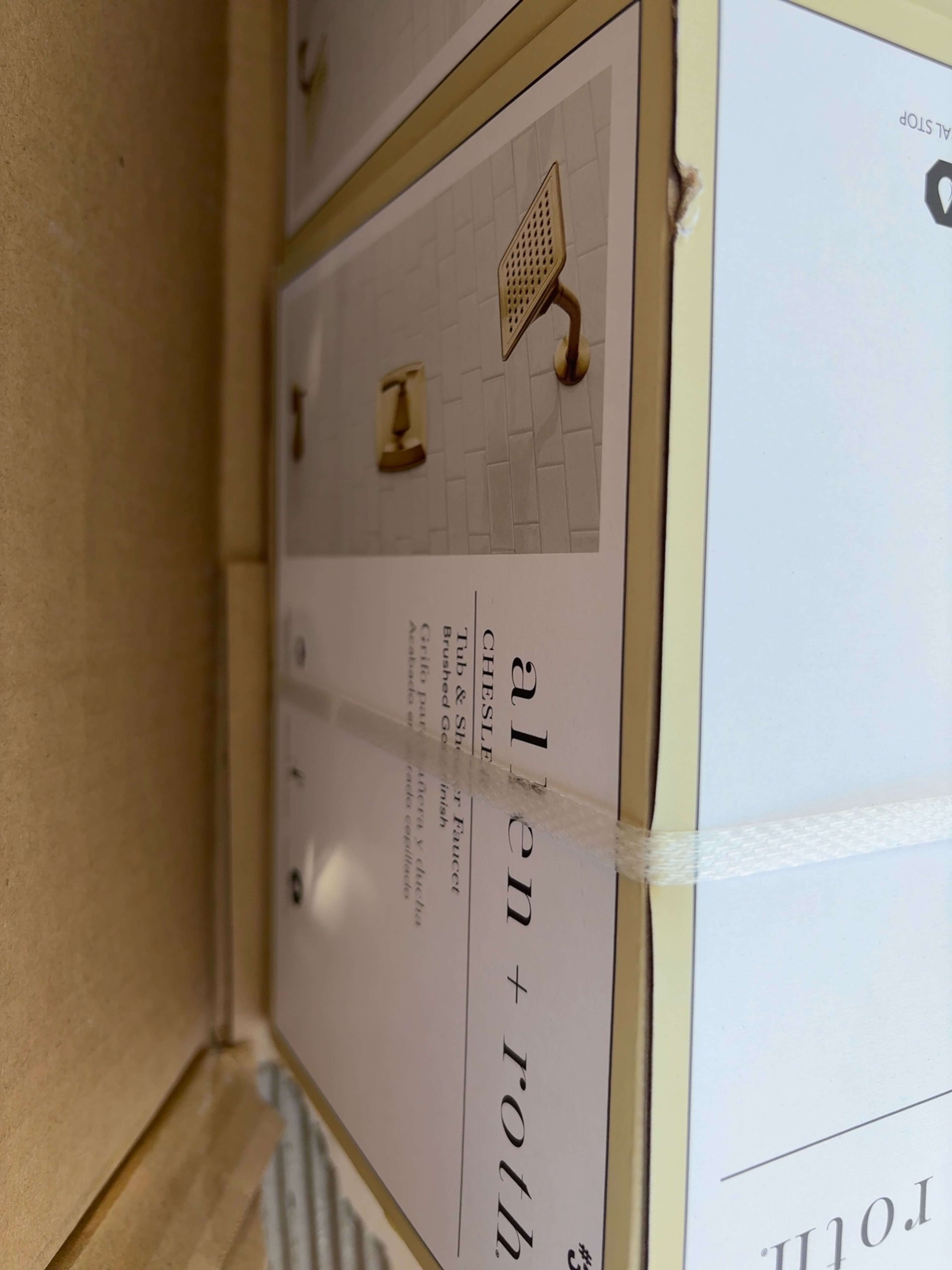 Allen + Roth Harlow Brushed Gold 5-Piece Bath Hardware Set