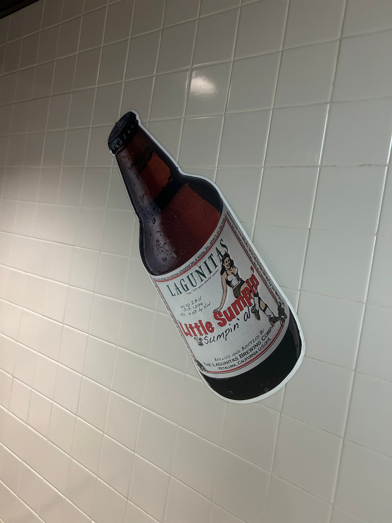 Lagunitas Little Sumpin' Sumpin' Ale Beer Sign