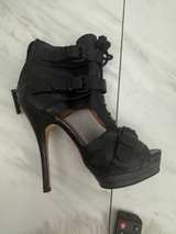 Lamb Leather Platform Ankle heels - Image 3