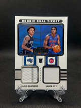 2022-23 Panini Contenders Basketball Rookie Dual Ticket Paolo Banchero Jaden Ivey Dual Relic - Image 1
