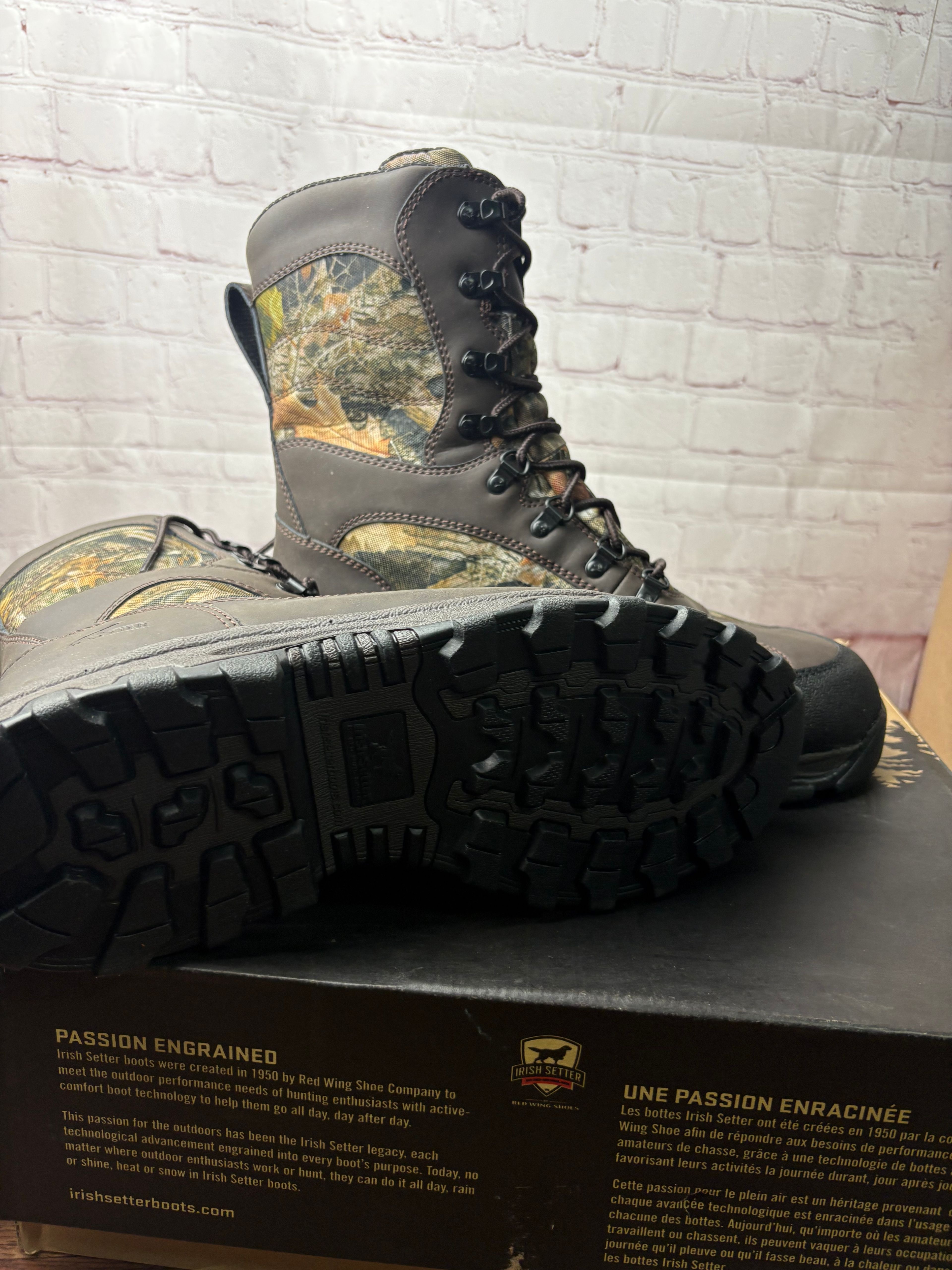 Red Wing Irish Setter Hunting Crosshair Boots Insulated Model 1868 sz 11 E2 - Image 2