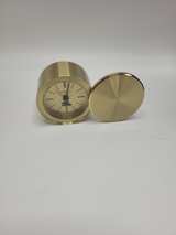 Tiffany & Co. Brass Swivel Desk Clock - Image 3