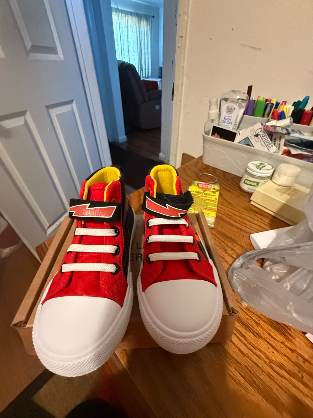 Kids Lightning Bolt Sneakers