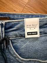 Judy Blue High Waist Mid-Thigh Cuffed Denim Shorts - Image 2
