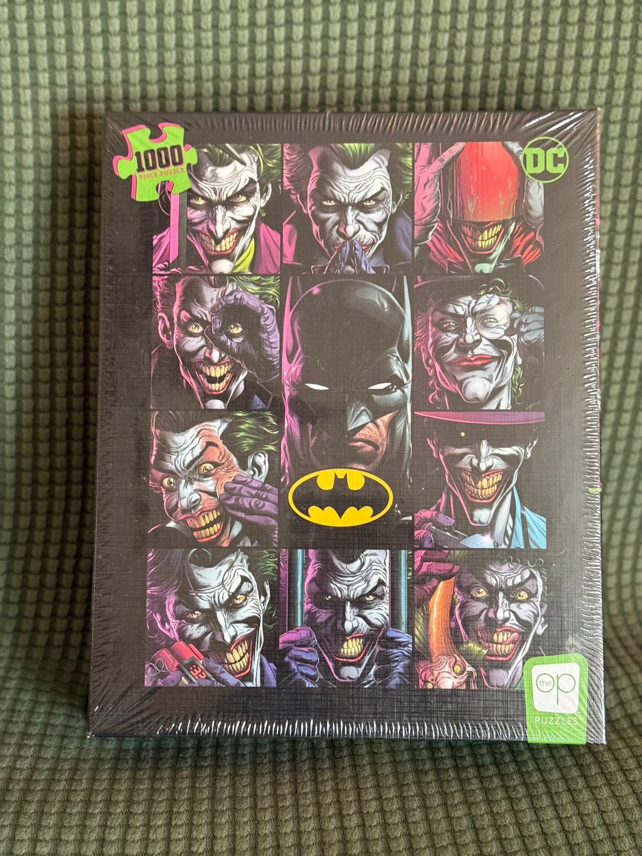The OP Batman: Faces of the Joker 1000 Piece Puzzle