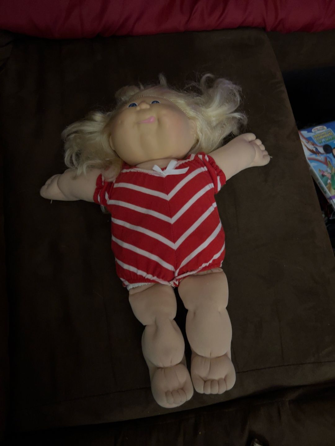 Cabbage Patch Kids Vintage Blonde Hair Blue Eyes Doll