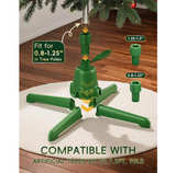 360° Rotating Christmas Tree Stand, Up to 7.5ft, 90lb Artificial Christmas Tree - Image 8