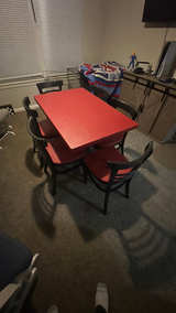 Rectangular Dining Table with Chairs - Image 2