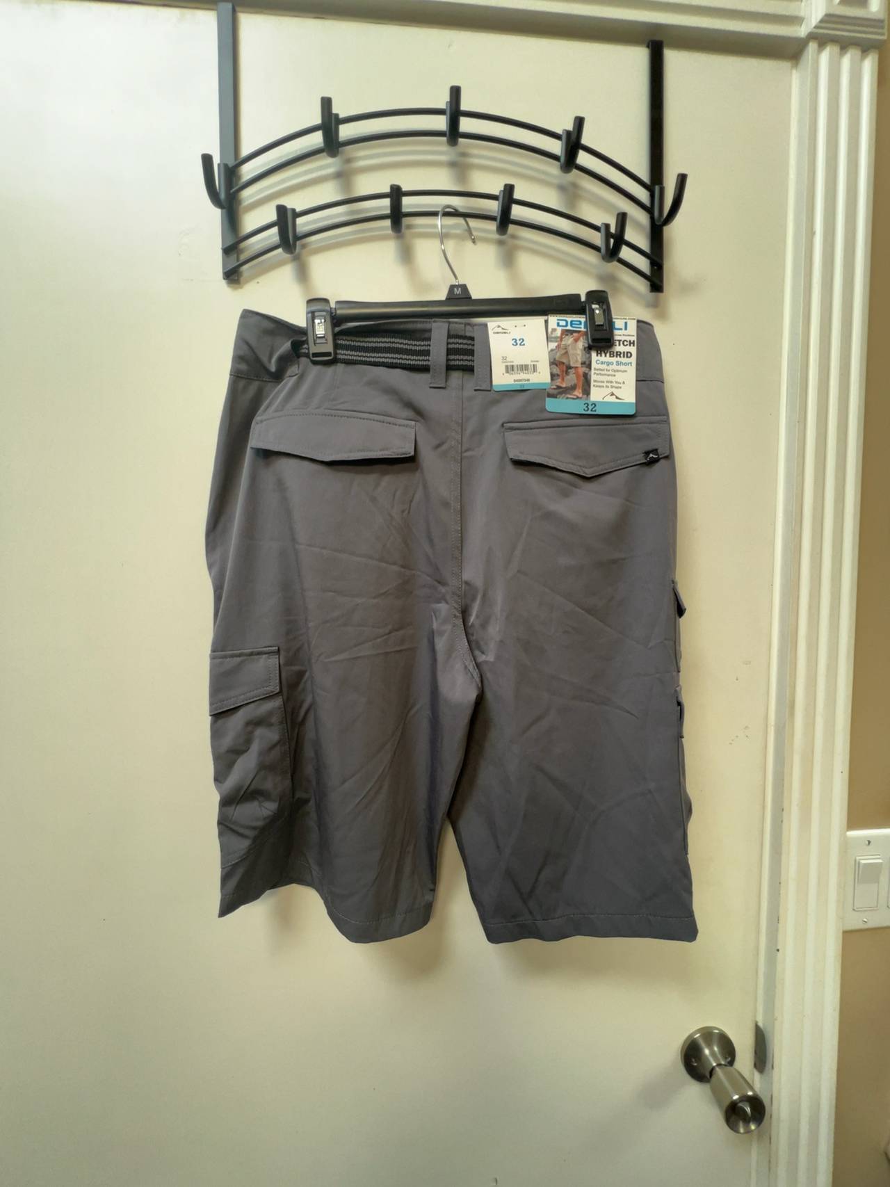 FREE SOLDIER Men's Cargo Hiking Shorts Gray