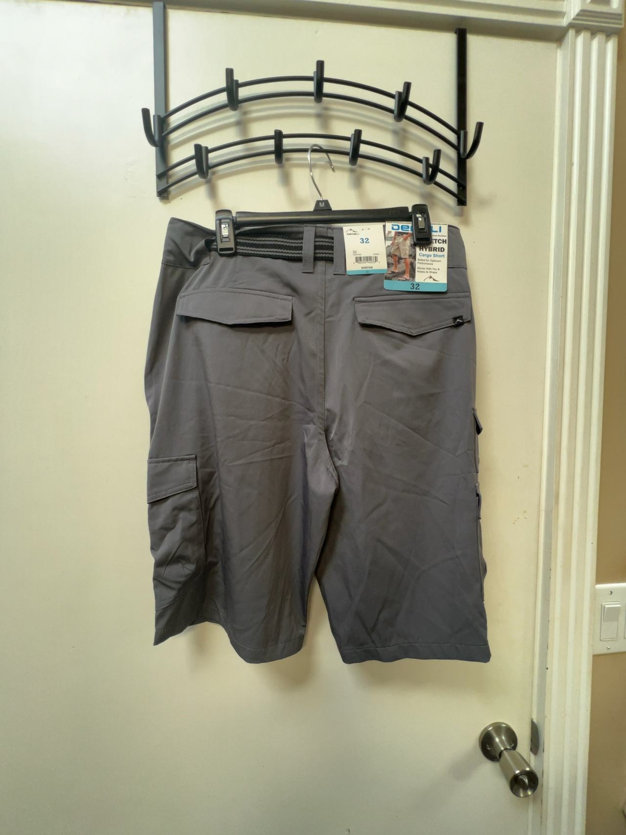 FREE SOLDIER Men's Cargo Hiking Shorts Gray
