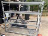 4-Tier Heavy Duty Industrial Welded Steel Garage Shelving Unit - Image 2