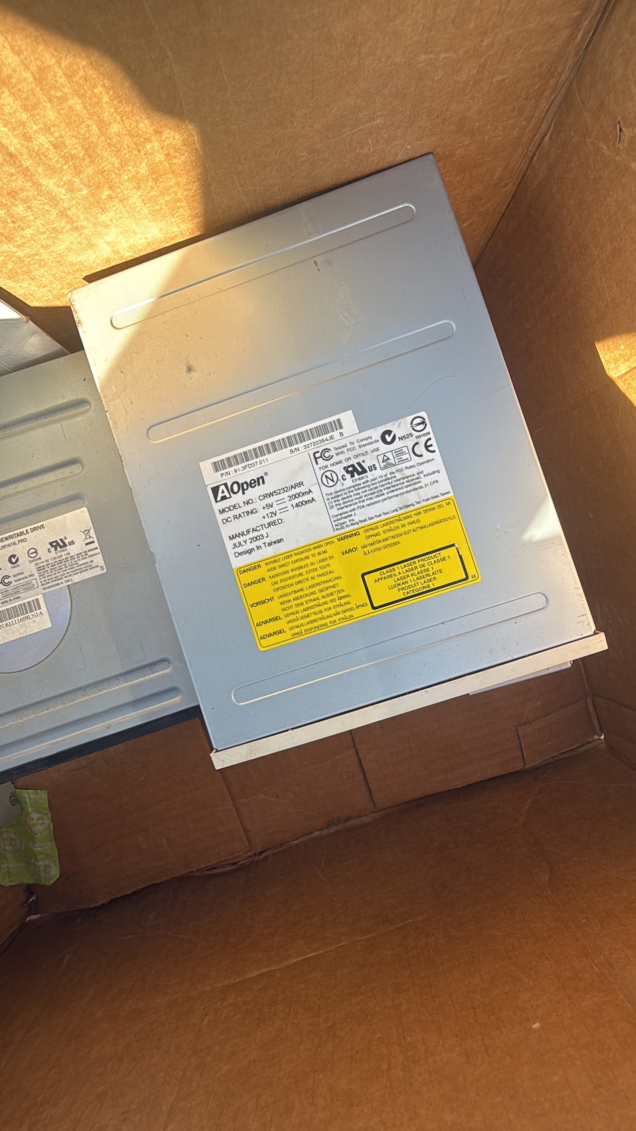 AOpen CRW5232/ARR 52x32x52 CD-RW Drive