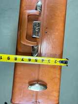 Vintage Samsonite 24” Brown Hard Shell Suitcase Mid Century Luggage No Key - Image 5