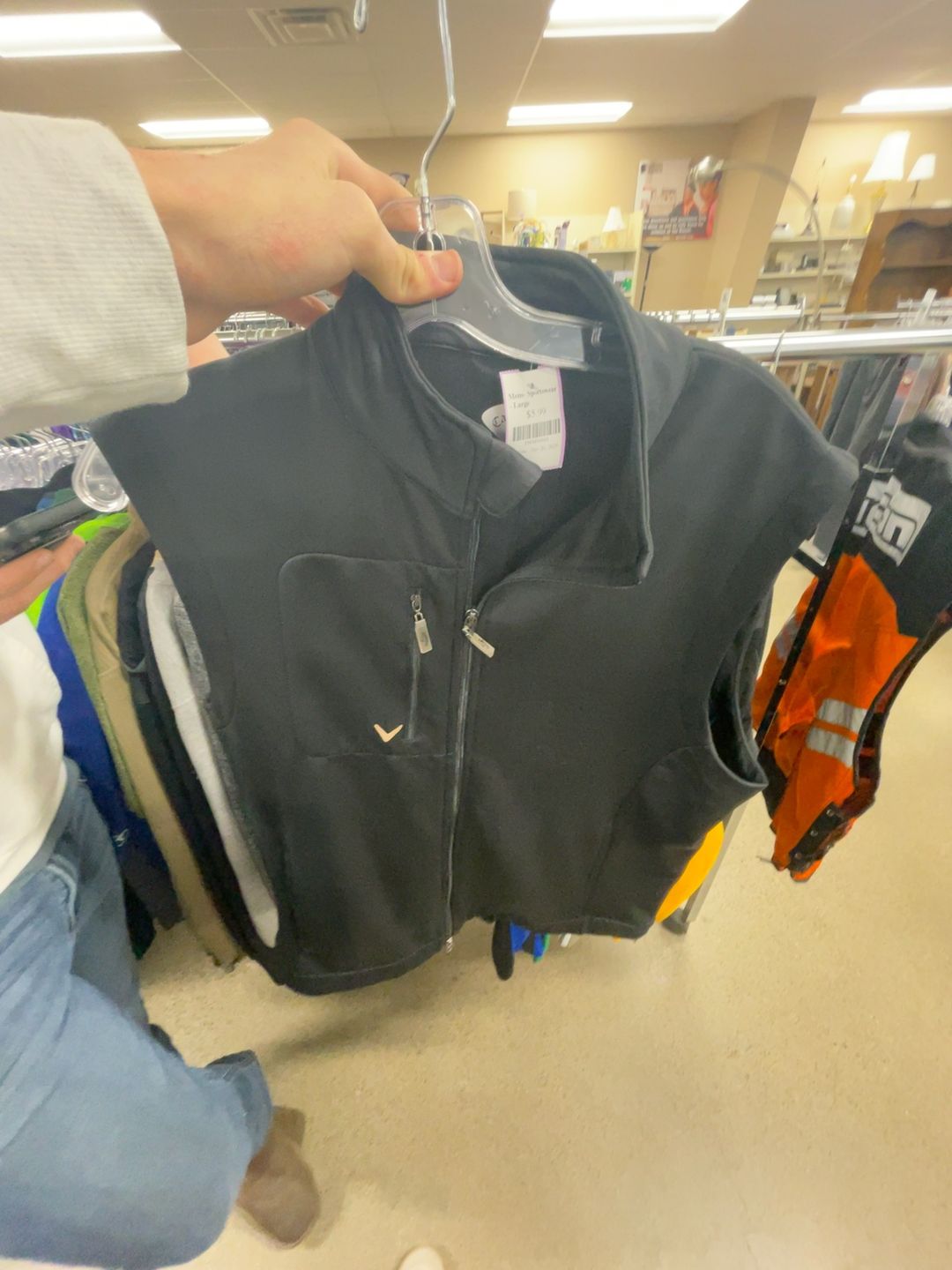 Callaway Golf Vest Men's Large Navy Blue