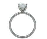 Solitaire Diamond Engagement Ring. White gold 14k. Real Diamond. 1 Carat - Image 2