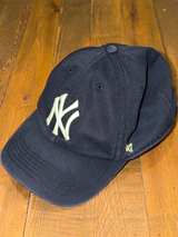New York Yankees XL Baseball Cap Fitted Blue Navy 47 Brand MLB  - Image 1