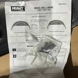 2017-2024  Ford F250 & F350 SRW Husky Rear Wheel Well Liner Pair Black - Image 4