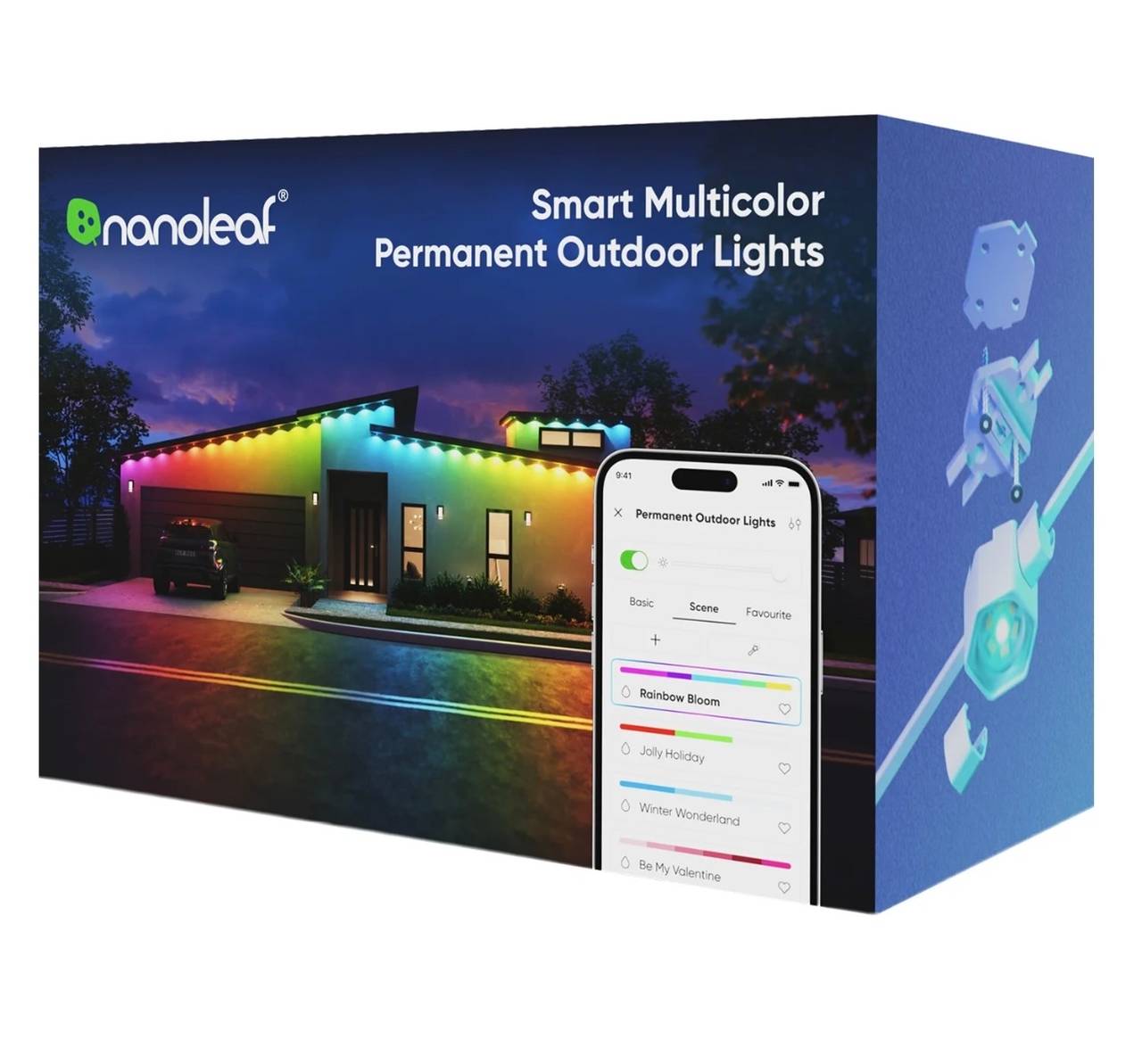 Nanoleaf 16.6ft Permanent Outdoor Lights Expansion Pack New RGBICW Matter