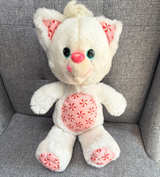 80s Hallmark Kenner Yum Yums Peppermint Kitty Plush Vintage Candy Bear - Image 1