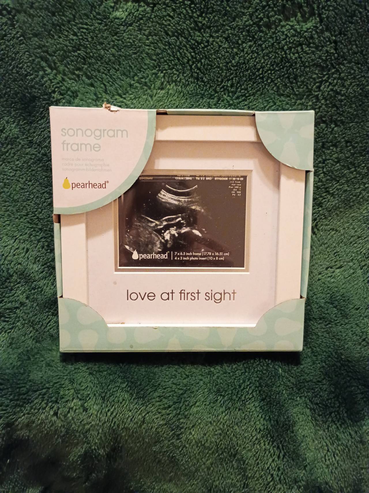 Pearhead Sonogram Frame Love at First Sight