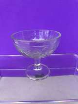 Vintage Libbey Raised Fruit Footed Sherbert Glass - Image 3