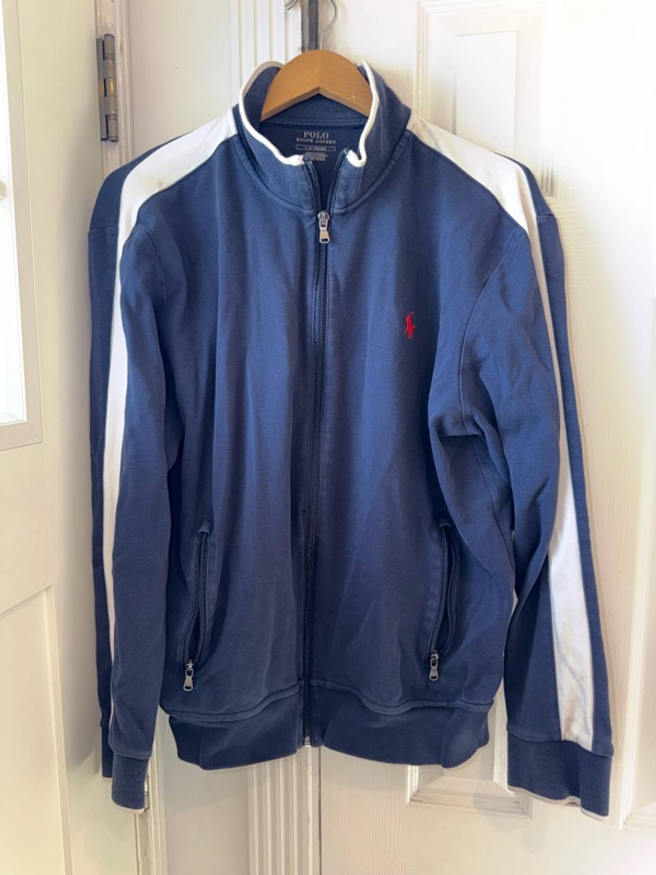 Polo Ralph Lauren Men's Track Jacket Navy Large 