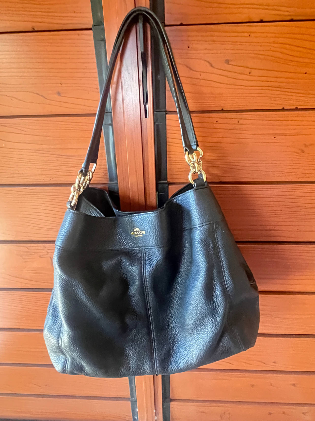 Coach Leather Shoulder Bag