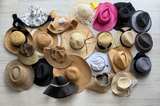 Bulk Lot of 24 Women's Straw and Sun Hats - Image 1