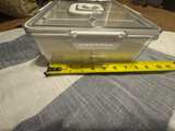 Stackable Off-White Cube Bento Box-with Handle  - Image 5