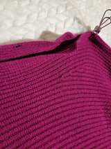 Asymmetrical Ribbed Dolman Sleeve Sweater sz L - Image 4