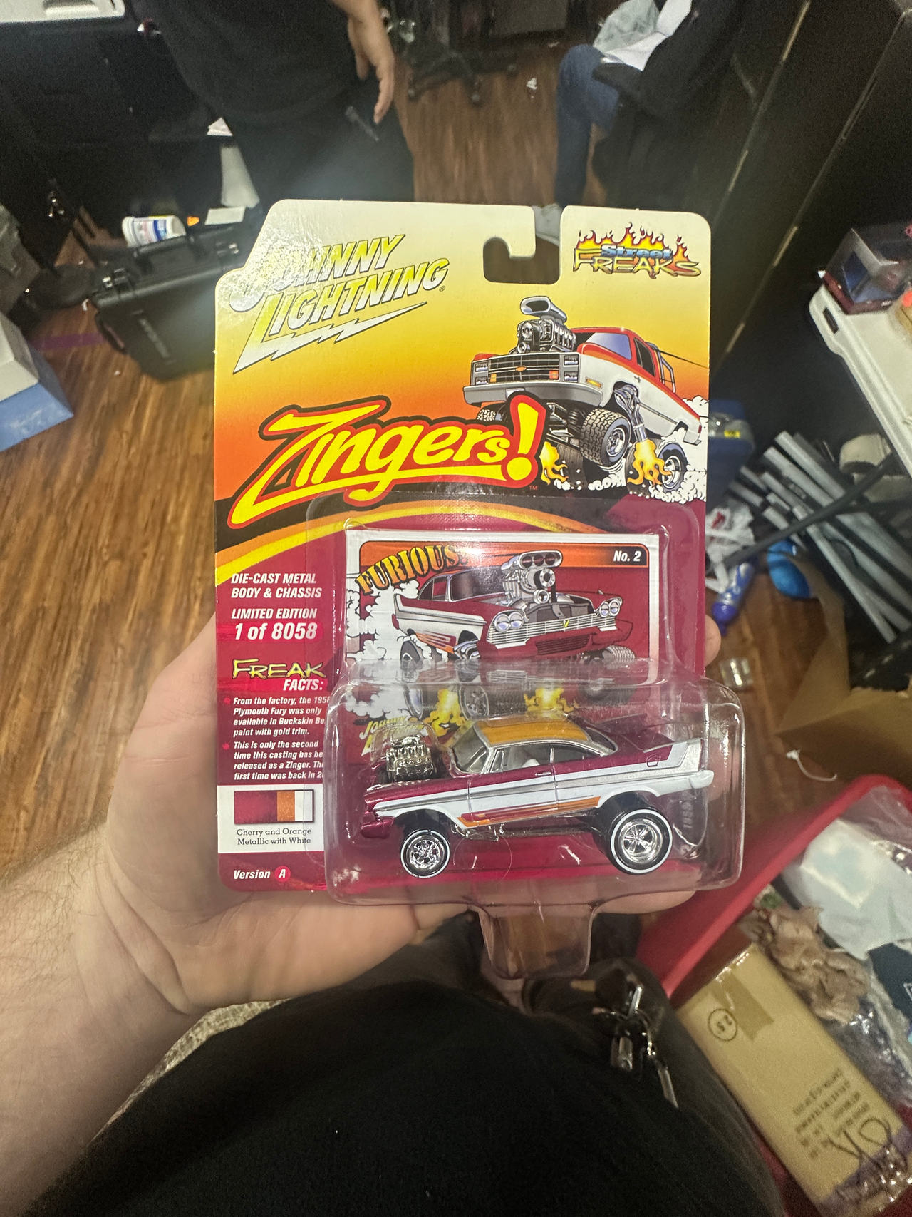 Johnny Lightning Street Freaks Zingers 1958 Plymouth Fury Limited Edition
