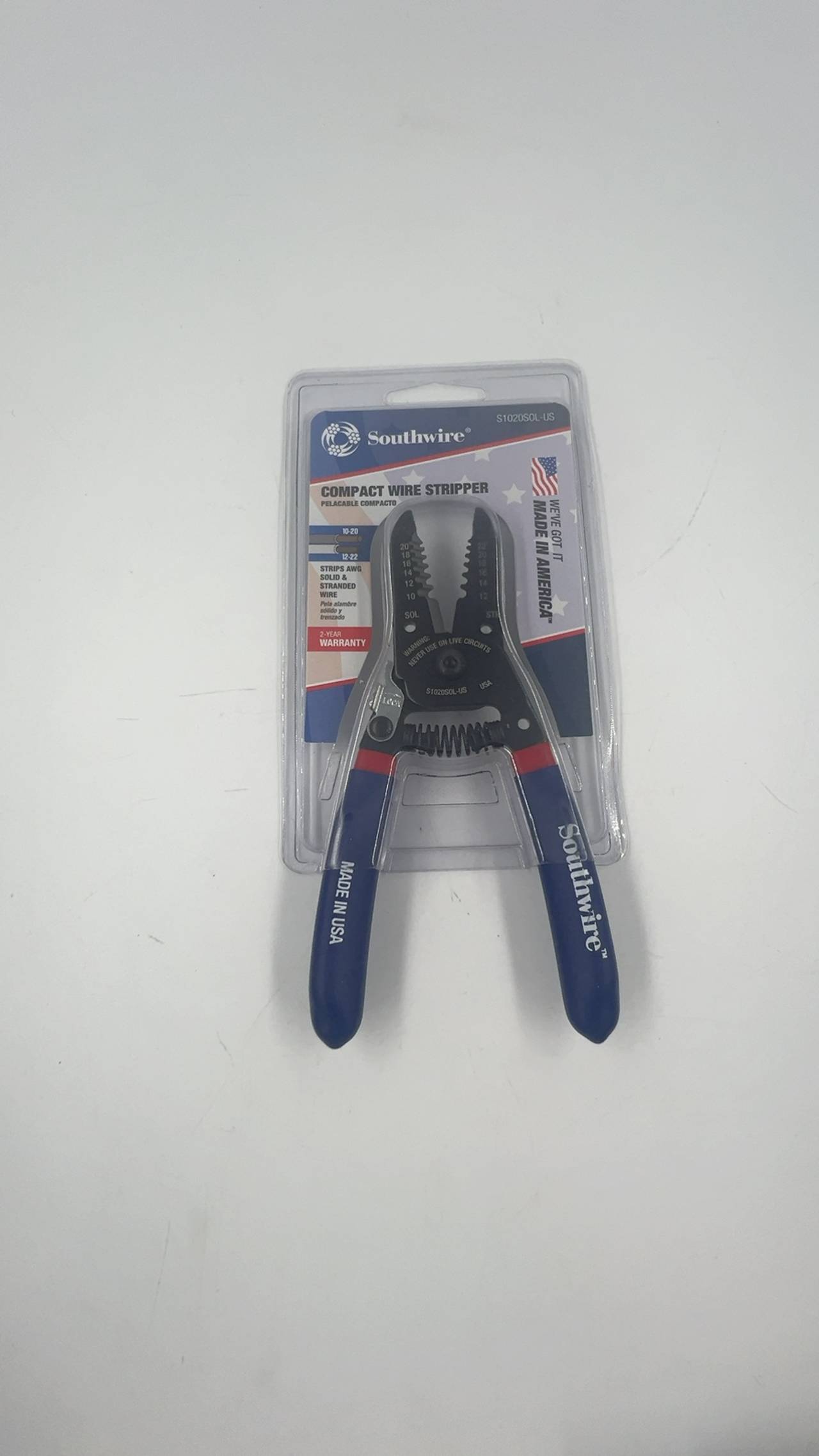 Southwire S1020SOL-US Wire Stripper 10-20 AWG Solid / 12-22 AWG Stranded