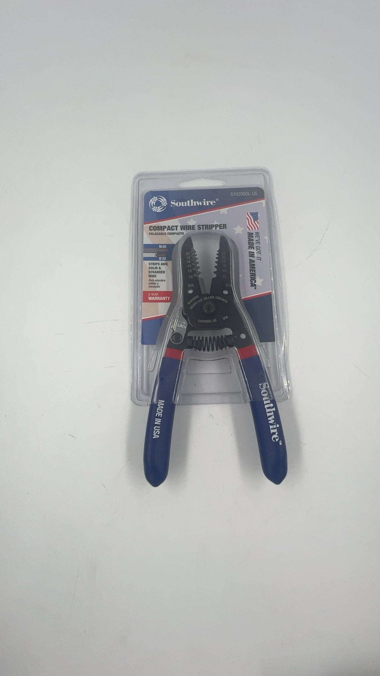 Southwire S1020SOL-US Wire Stripper 10-20 AWG Solid / 12-22 AWG Stranded