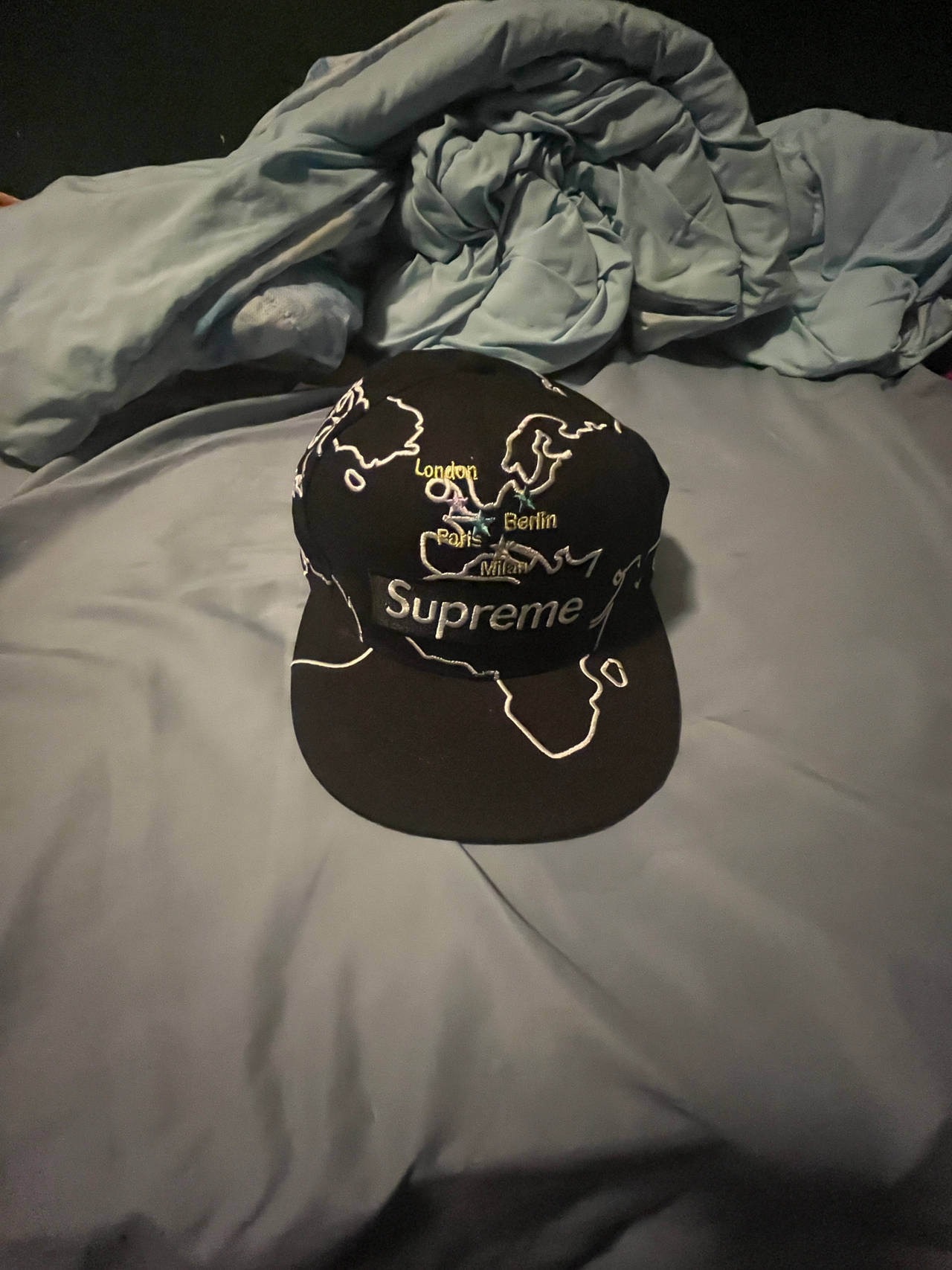 Supreme World Map Camp Cap
