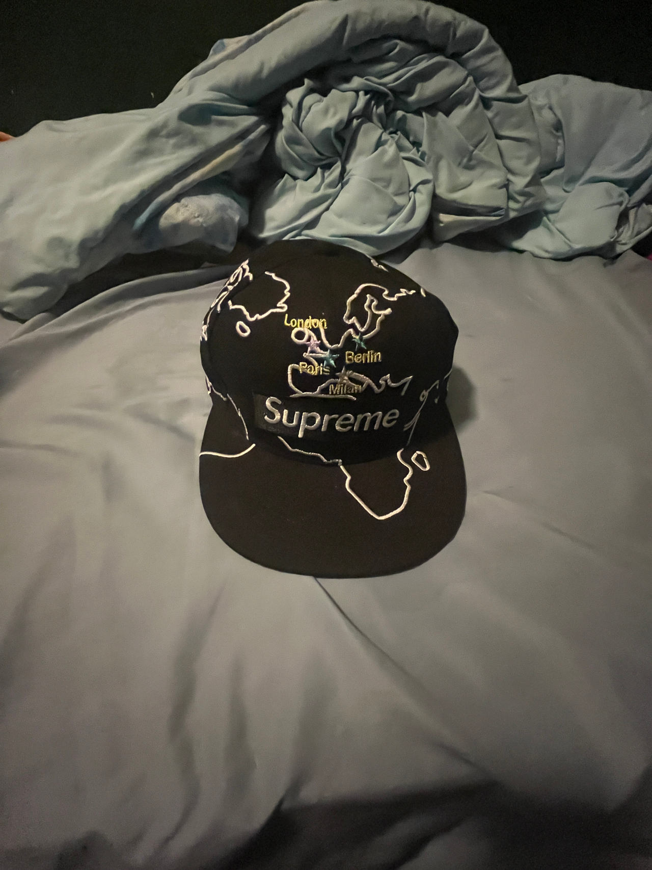 Supreme World Map Camp Cap