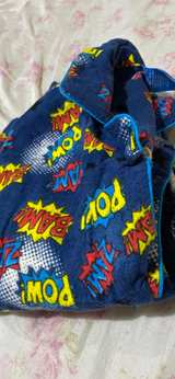 Size 12 Kids' Comic Book Print Pajama Top - Image 3