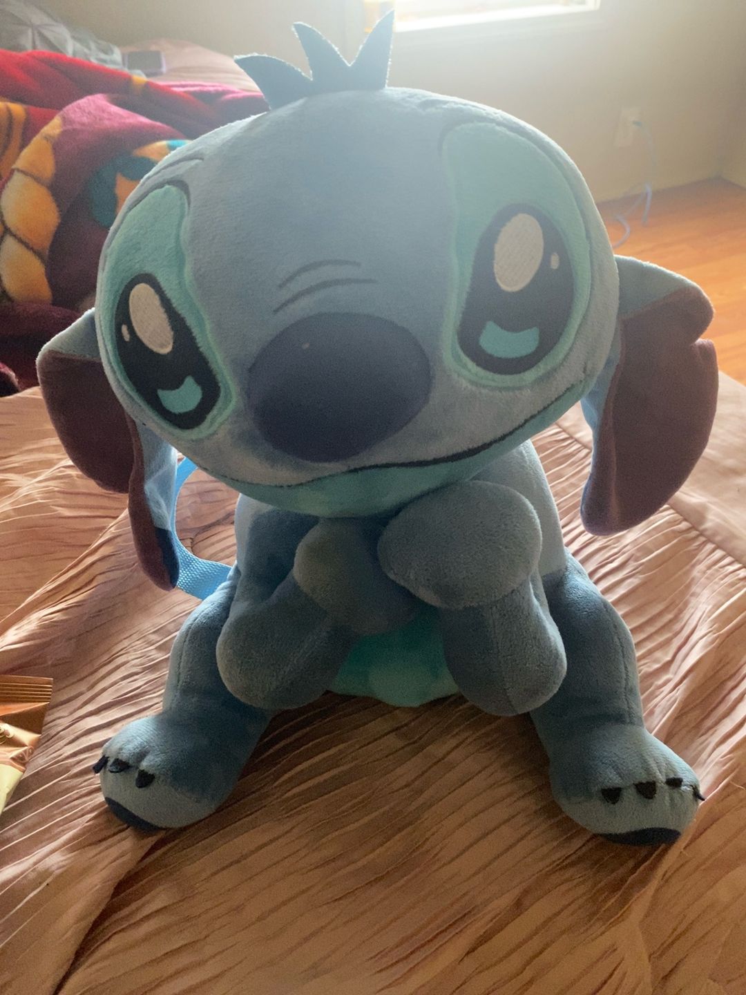 Disney Stitch Plush Backpack 12" with Ears