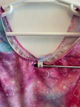 Girls Galaxy Print Gymnastics Leotard Size 8 - Image 2