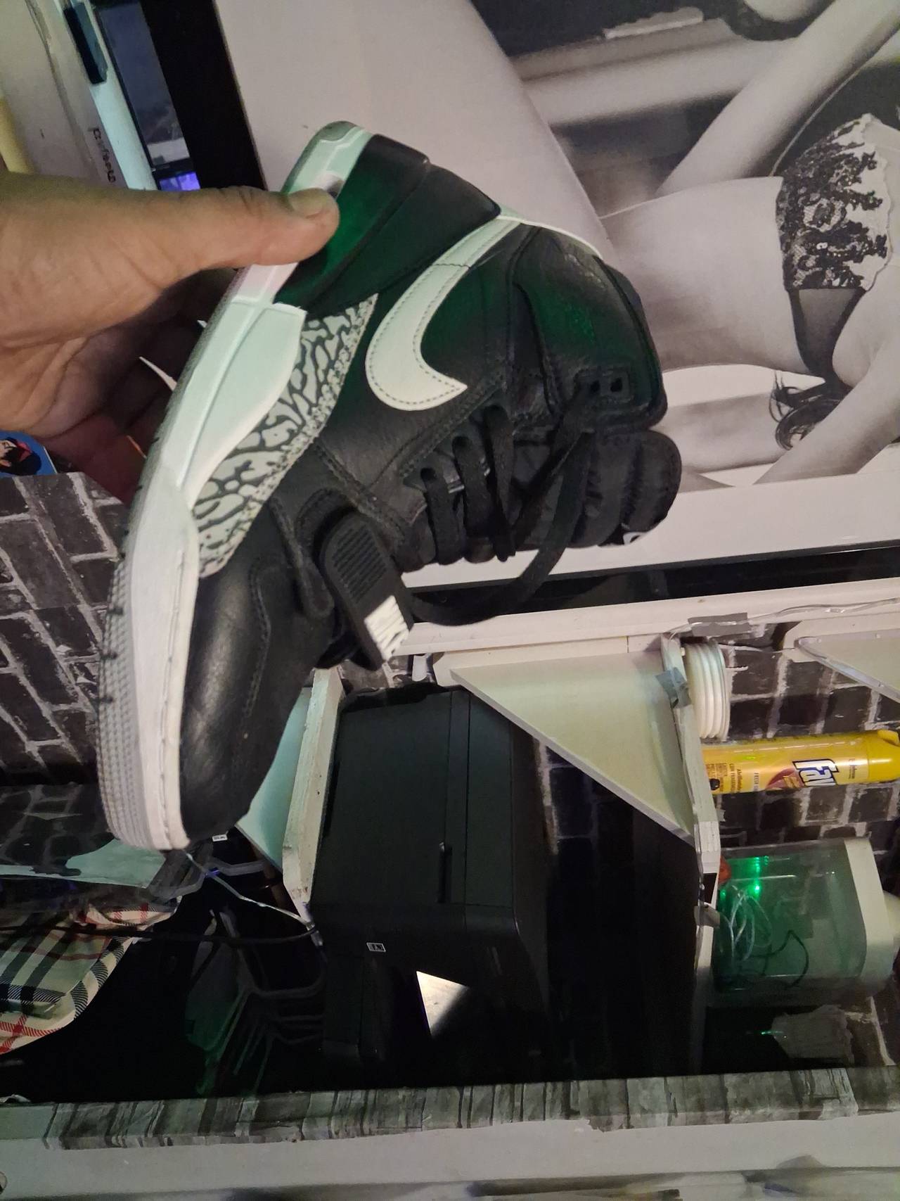 Jordan Legacy 312 Black White Green