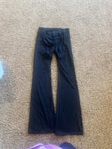 Halara Crossover Back Scrunch Flare Leggings size large. Have pockets no flaws - Image 1