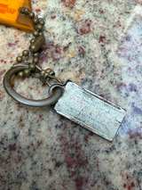 Vintage Chevrolet Mini License Plate Keychain Curry Dealership New York City NYC - Image 8