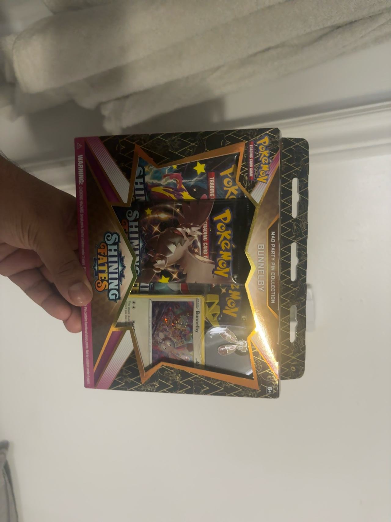 Pokemon TCG Shining Fates Mad Party Pin Collection Box